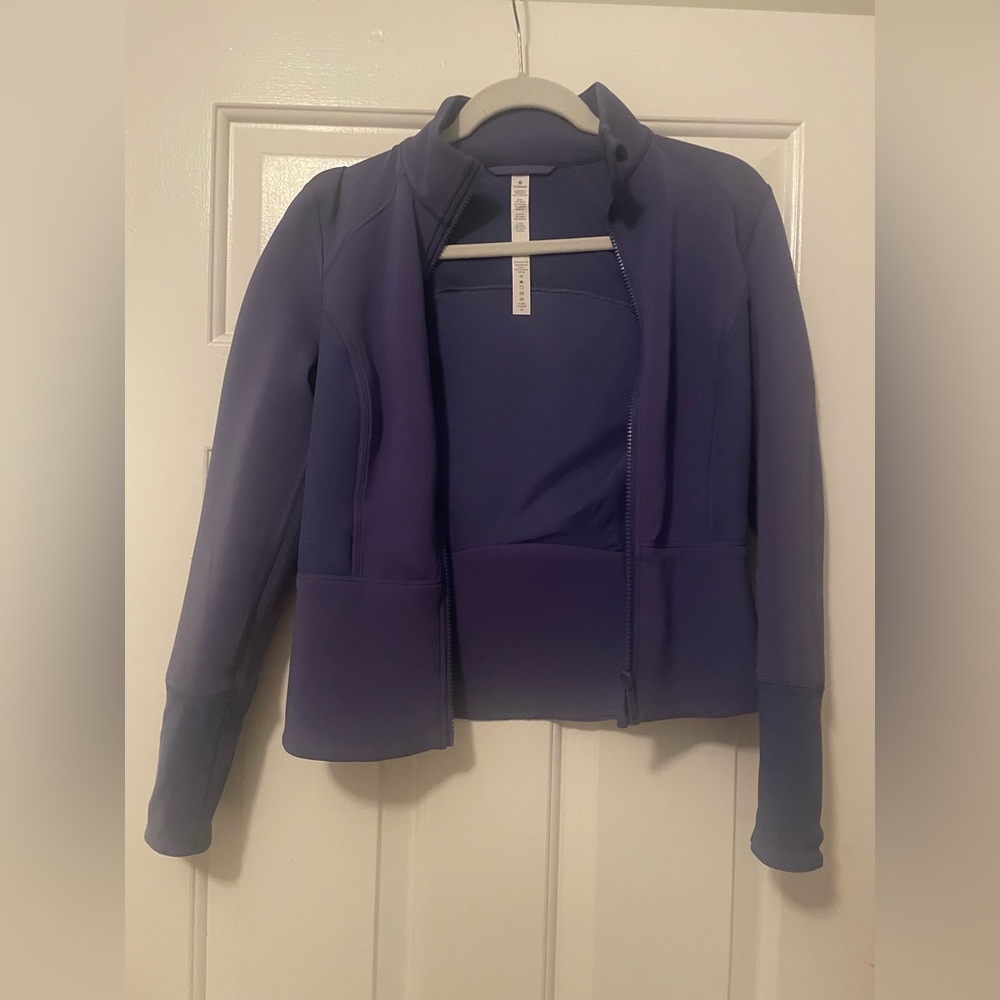 Lulu Lemon Peplum Athletic Peplum Jacket *never been worn*